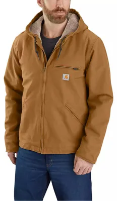 Produktbild von Carhartt Washed Duck Sherpa Lined Jacket 104392, Farbe:carhartt brown, Größe:XL
