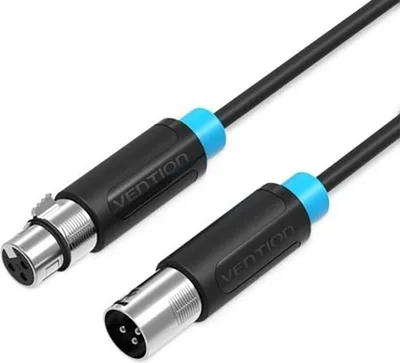 Obrázek produktu pro Vention BBFBL, XLR, Samec, XLR, Samec, 10 m, Černá