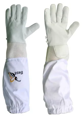 Imkerhandschuhe aus Ziegenleder, atmungsaktiv, XL
