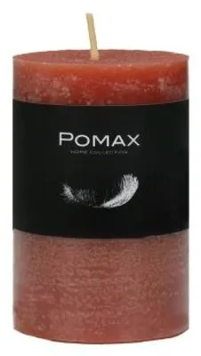 Image de Bougie Pomax, fabriquée en cire de paraffine, en terre cuite, diamètre 5 cm, hauteur 8 cm