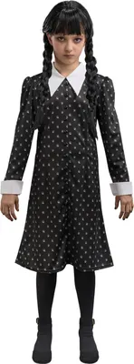 Produktbild von Wednesday Kleid - Kinderkostüm Fasching Karneval Kindergröße: 158-164