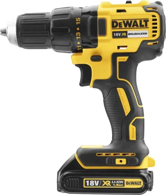 Produktbild von DeWALT DCD777S2T-QW Akku-Bohrschrauber (bl) 340 Watt, 18V, max. Bohrleistung 30/13 mm, T STAK-Box, 2x 1,5 Ah Akkus