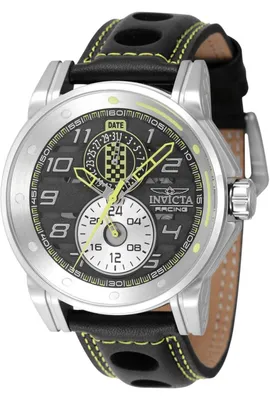 Zdjęcie produktu dla Invicta Racing 47534 Zegarek Męski - Mechanizm Kwarcowy - Stal Nierdzewna z Szarym Tarcza - 46 mm