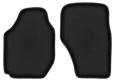 Immagine prodotto di Tappetini anteriori in moquette per Toyota RAV4 I 1994-2000 (SUV) – 2 pezzi, neri, su misura – Wielganizator DURBAN