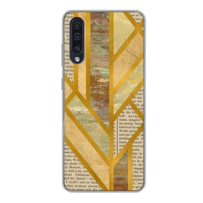Produktbild von MuchoWow® Handyhülle Schutzhülle Hülle für Samsung Galaxy A50 Gold - Marmor - Vintage Silikon Softcase Handy Hülle - Mobiltelefonhülle