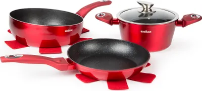 Immagine prodotto di Excelsa Set di 6 pezzi Phoenix alluminio rosso