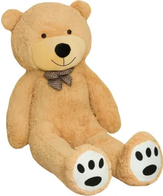 Produktbild von TEDBI XXL Groß Teddybär Plüsch Kuschel Stoff Tier Teddy Bär S01, Farbe:Hellbraun, Größe:XL - 160cm