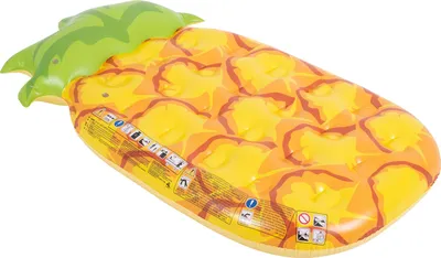 Produktbild von SunClub Luftmatratze Ananas 176 x 80 x 15 cm mit 2 Luftkammern und tropischem Design