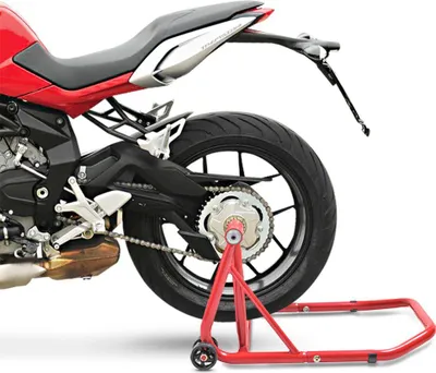 Zdjęcie produktu dla Stojak montażowy jednoramienny do MV Agusta Brutale 1000 19-22 czerwony tylny