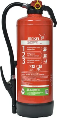 Produktbild von Jockel S9JX GREEN E 43 Auflade Schaum Feuerlöscher inkl. Plakette Fluorfrei 12LE