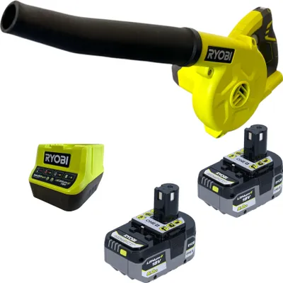 Obrázok produktu pre RYOBI R18TB akumulátorový fukár 18 V 200 km/h + 2x akumulátor 5,0 Ah + nabíjačka