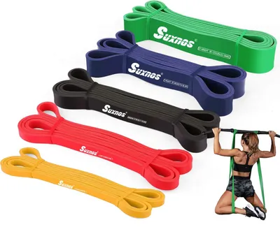 Productafbeelding van Fitnessbanden, weerstandsband, extra scheurvast voor calisthenics, crossfit, freeletics