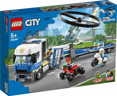 Produktbild von LEGO® City 60244 Polizeihubschrauber-Transport