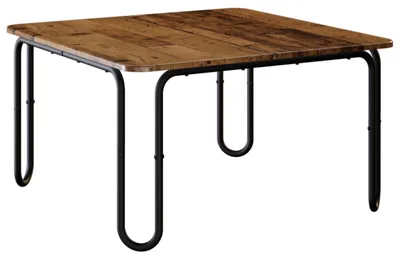 Obrázok produktu pre Konferenčný stolík z recyklovaného dreva, rozmer 79,5 x 79,5 x 45 cm, materiál: drevovláknité dosky