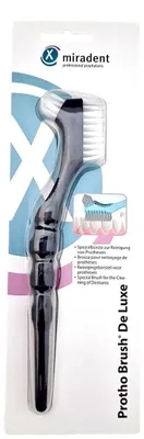 Produktbild von Miradent Prothesenbürste - Brush De Luxe Blau