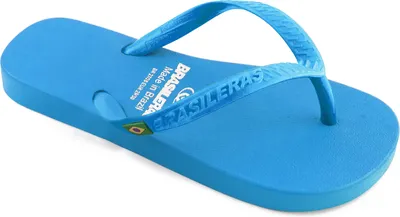 Produktbild von BRASILERAS Zehensandalen Herren Damen rutschfester Sohle bequem schuhe strand/schwimmbad/stadt blau 31/32 EU - UBCLANL