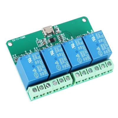 Image de USB Control Switch Relay Module,Computer Control Switch Relay Module,PC Relay Module Expansion Board,PC Control Switch Expansion Board,USB Relay Switch Module,PC Control Relay Module