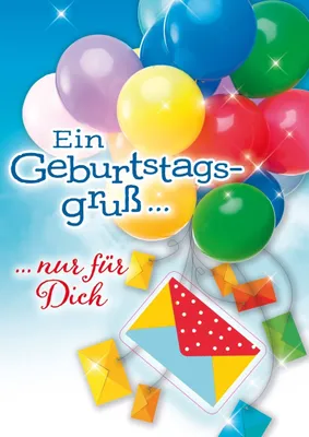 Produktbild von Geburtstag - Great Cards - Soundkarte und Lichtkarte im Format 21,0 x