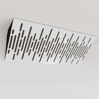 Immagine prodotto di Set di 6 elementi, trappole per bassi angolari, serie WAVE Horizont, tessuto velluto, 23x50x10 cm, bianco/beige