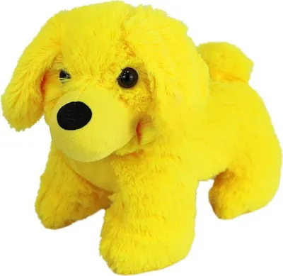 Produktbild von Plüsch Hund Kuscheltier Farbig 23 cm Plüschfigur - Figur - Kinder - Kuscheln