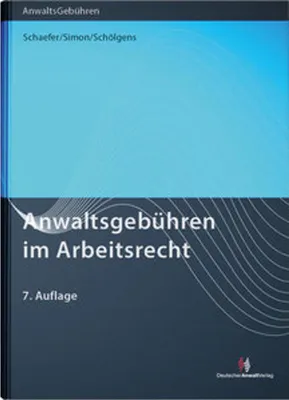 Obrázek produktu pro Anwaltsgebühren im Arbeitsrecht