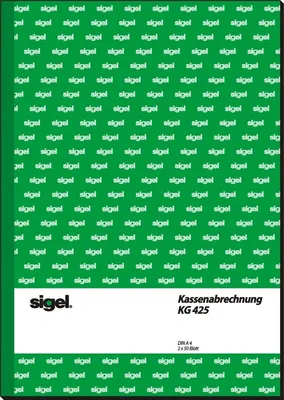 Produktbild von Formularbuch Kassenabrechnung A4 VE=5x2x50 Blatt