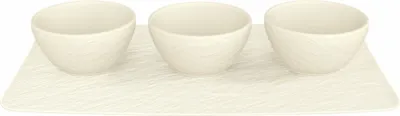 Produktbild von Villeroy & Boch Manufacture Rock blanc Set Dipschälchen 4tlg.