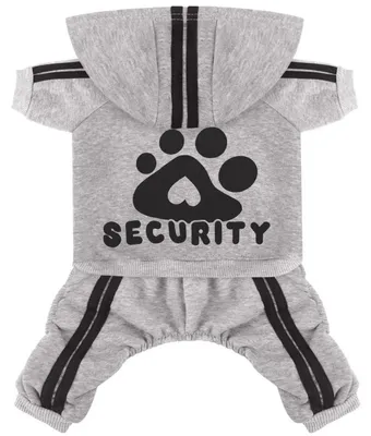 Produktbild von Hunde Hoodie Pullover für Haustiere Herbst Winter Fleece Hundejacke Grau XXL