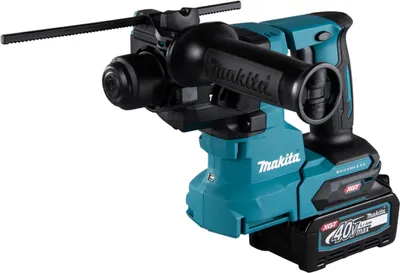 Obrázok produktu pre Makita HR010GD201 SDS-Plus-Akku-Kombihammer 40 V 2.5 Ah Li-Ion inkl. 2. Akku inkl