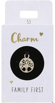 Produktbild von Versilberte o. Vergoldete Charms -Anhänger für Creolen- Nr.53 - Baum