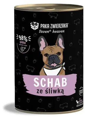 Obrázek produktu pro Krmivo pro zvířata Seventh Heaven Pork se švestkou - mokré krmivo pro psy - 400 g