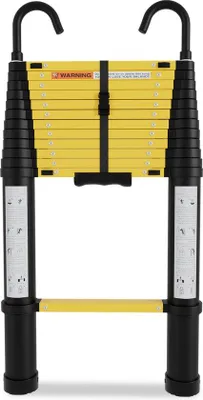 Produktbild von Teleskop-Alu-Leiter 3,8m Gelb-Schwarz