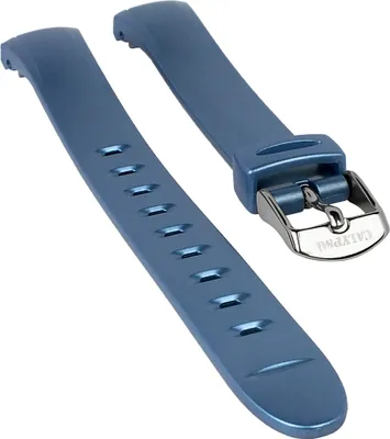 Produktbild von Calypso Uhrenarmband | Kunststoff blau leicht glitzernd für K5677/5
