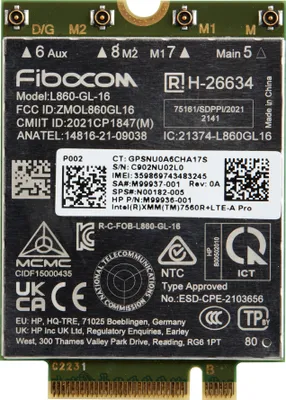 Immagine prodotto di HP WWAN XMM" 7560 LTE-Advance