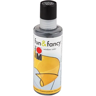 Produktbild von Fun & Fancy -Konturfarbe, Schwarz, 80ml