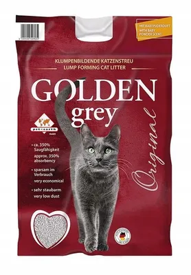 Zdjęcie produktu dla Zbrylający żwirek bentonitowy dla kotów Golden Grey Original 14kg
