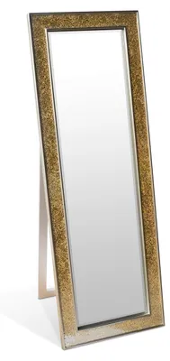 Productafbeelding van Wandspiegel met mozaïeklook - 130 x 45 cm - Goud