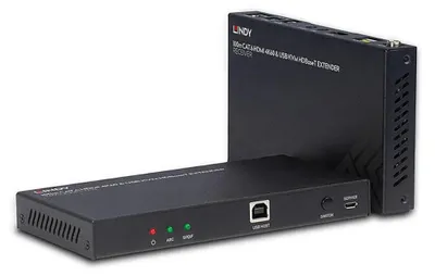 Obrázok produktu pre Lindy 38343 KVM extender vysielač a prijímač