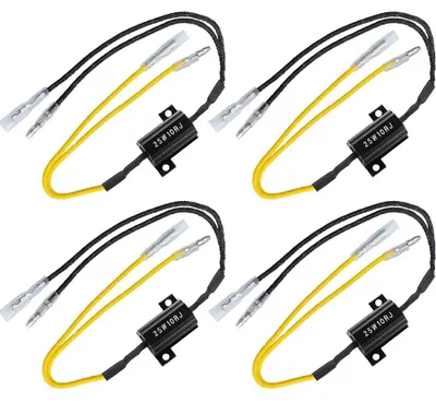 LED-Belastungswiderstände 4er-Set 12V 25W 10Ω