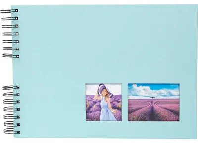 Produktbild von Exacompta Spiralfotoalbum MILANO 32x22 cm, 50 schwarze Seiten - Grün - 15001E