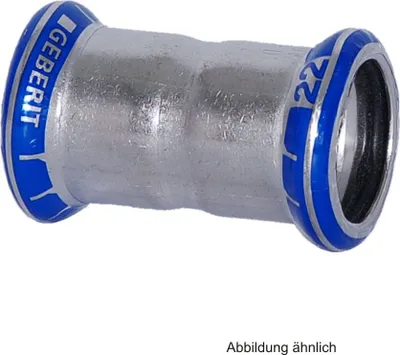 Produktbild von Geberit GE Mapress, Edelstahl, Muffe, d35mm, 1 Stk.