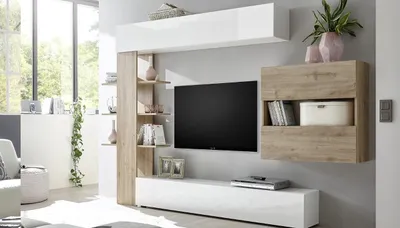 Immagine prodotto di Parete attrezzata libreria Astrakat colore rovere