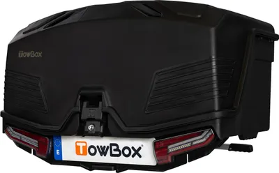 Produktbild von Towbox Alpha urban black - Anhängerkupplungs-Gepäckbox