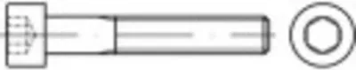 Produktbild von TOOLCRAFT TO-5371923 Zylinderschrauben M2,5 6 mm Innensechskant Edelstahl A2 100 St.
