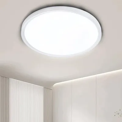 Zdjęcie produktu dla Lampa sufitowa LED 36W okrągła zimna biel IP44 do salonu