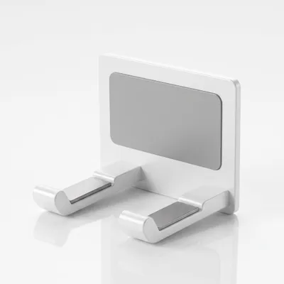 Produktbild von Fönhalter - Wandhalterung aus Aluminium - für Bad Barbershop und Hotel - 10x8x7,5 cm