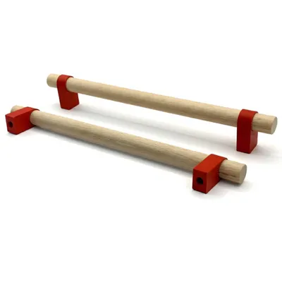 Produktbild von Möbelgriff Stangengriff Küchengriff Schrankgriff Schubladengriff 192mm Designgriff Rot