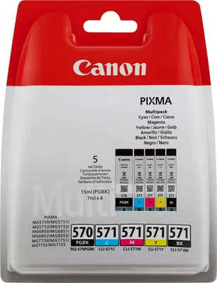 Image de Canon Ink CLI-571 Multipack 4er