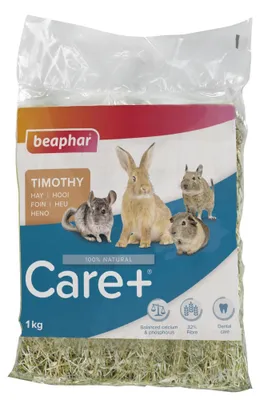 Produktbild von Beaphar Timothy, Heu, 1 kg, Chinchilla, Degu, Meerschweinchen, Kaninchen, Tasche