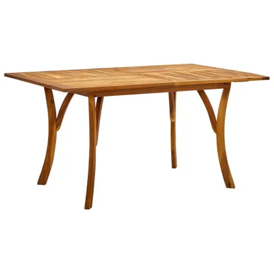 Produktbild von Gartentisch 150x90x75 cm Akazie Massivholz